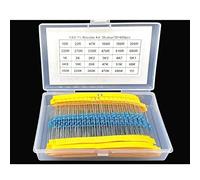 Specialised accessories 30 Values 1/4W 1% Metal Film resistors 5-Band-Code 10R-1M Each 20 Pieces Total 600 Pieces Resistor Kit with Box