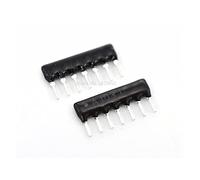Specialised accessories 30PCS 7Pin Resistor Network Array 10K ohm A103J 10KR 7 PINS DIP Exclusion Network Resistor Array A07-103J