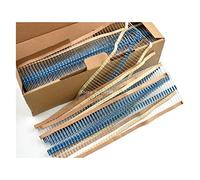 Specialised accessories 50PCS/LOT 1/2W Metal Film Resistor +/- 1% 10 ohm Resistors 0.5W 10 R Ohm Watt Color Ring Resistance Carbon Film