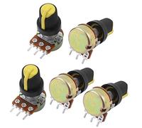 Specialised accessories B500K 3 Variable Resistors Terminals Rotary Audio Single Linear Potentiometer Potentiometers Pot 5Pcs