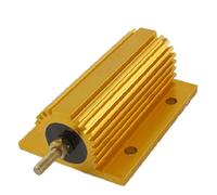 Specialised accessories Gold Tone Shell 75W 8 Ohm Resistance Aluminum Resistor (Resistencia de aluminio resistente de 8 ohmios de Shell de tono dorado de 75W