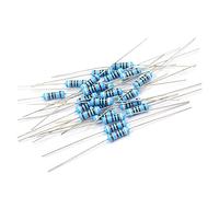 Specialised accessories Resistors 0.5 Watt Resistor Metal Film Resistance Kit, 1/2W 1Percent Electronic Set of Resistors Assorted Package (Size : 0.1ohm-750ohm 300pcs)