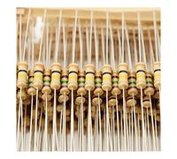 Specialised accessories Resistors 1/2W 100 Value Carbon Film Resistor Assortment Kit, 1 OHM -10M 5Percent Electronic Resistors Pack