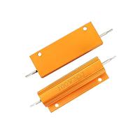 Specialised accessories Resistors 2pcs 100W Wirewound Resistor with Aluminum Metal Shell Case, RX24 Power Load Resistors (Size : 3R)