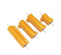 Specialised accessories Resistors 5pcs/lot 10W Aluminum Shell Case Wirewound Resistorr RX24 10W Power Metal Resistor (Color : 0.33r, Size : 10W)