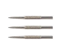 Specialist Dart Points - Silver Effect Knurled 32mm - 3 sets per pack