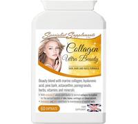 Specialist Supplements Collagen Ultra Beauty Marine Collagen, Herbal and Nutrient Complex, 60 Capsules