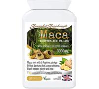 Specialist Supplements Maca Complex Plus, 90 Capsules | 3000mg