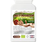 Specialist Supplements Multi-Mushroom Organic Complex, 90 Capsules | Immunity Blend