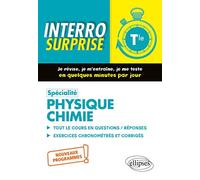 Spécialité Physique-Chimie - Terminale - Nouveaux programmes