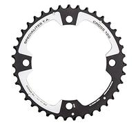 TA Cross 4 Arm 10X Double Chainring 120PCD - Outer - Black (38T) Size:
