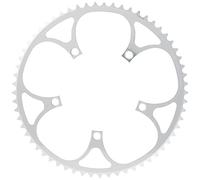 Spécialités TA Alize 130pcd 9/10 Speed Chainring, Silver, Outer 61t