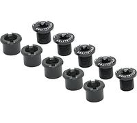 Spécialités TA Aluminium Double Chainring Bolts, Pack of 5, Black