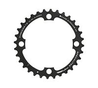 Spécialités TA Chinook 104/64pcd 4 Arm 10/11 Speed Chainring, Black, 36T Middle