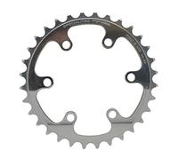 Spécialités TA Cyclotourist Pro 5 Vis Chainring, Silver, Inner/Middle 36t