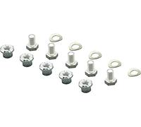 Spécialités TA Pro 5 Vis Chainring Bolts, Silver, Pack of 5, Single Ring Chainsets