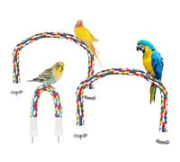 Specialized Colorful Climbing Rope for Birds - 40cm & 80cm Dual Sizes - For Parrots to Perch, Climb, and Play