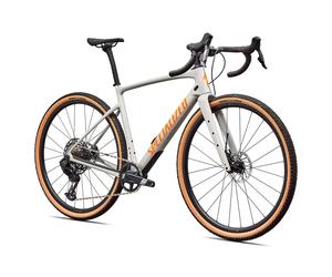 Specialized Diverge 4 Comp Apex Axs Gravel Bike White 56 56 Dolomite Metallic / Orange Zest