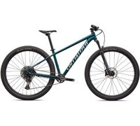 Specialized Rockhopper Expert 27.5" Mountain Bike 2026 - Hardtail MTB Gloss Emerald Metallic/Shadow Silver
