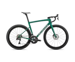 Specialized Tarmac SL8 Pro Ultegra Di2 Road Bike 2024 Gloss Pine Green Metallic/White