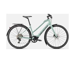 Specialized Turbo Vado SL 4.0 Step-Through EQ Electric Hybrid Bike 2024 White Sage/ Black