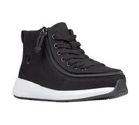 SpecialKids.Company Billy Adaptive Footwear for Toddlers - Goat High Top - Canvas with Wrap-Around Zip Closure- Black - UK7- X-Wide