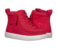 SpecialKids.Company Billy Adaptive High Top, Wrap Around Zip, Canvas Red