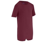 SpecialKids.Company Kaycey Popper Vest, Short Sleeve Bodysuit With Crotch Snap Closure, Adaptive Clothing for Kids with Special Needs, Soft Cotton, XX Large, Cranberry Juice