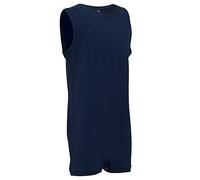 SpecialKids.Company Kaycey Popper Vest Sleeveless Bodysuit With Crotch Snap Closure, Adaptive Clothing for Kids with Special Needs, Soft Cotton, 5-6 Years, Navy