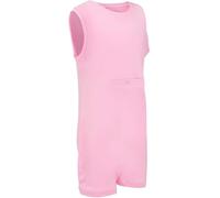 SpecialKids.Company Kaycey Popper Vest Sleeveless Bodysuit With Crotch Snap Closure & Tube Access, Adaptive Clothing for Kids with Special Needs, Soft Cotton, Pink, 5-6 Years