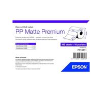 Epson PP Matte Label Premium, Die-cut Roll, 102mm x 76mm, 365 Labels
