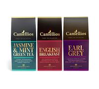 Specialty Tea Selection, 3 Classic Teas, Camellios (3 Pack, 15 Tea Bags Each)