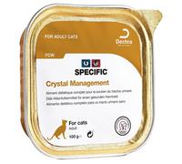 (7 x 100g Trays) Dechra SPECIFIC FCW Crystal Management Wet Cat Food