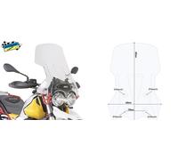 Givi D8203st Moto Guzzi V85 Tt Windshield Clear