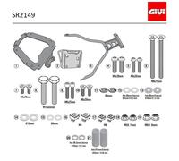 Specific Rear Attachment GIVI For YAMAHA X-MAX 125/300 2017 2018 2019