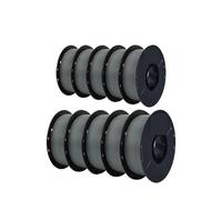 Specify Color 10KG P/L/A Filament for 3D Printer Plastic 1KG/Roll 1.75MM Filaments Line Up Neatly F/D/M Printing Materials(Grey)