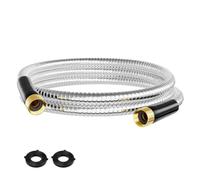 SPECILITE 1/2"x 10FT 304 Stainless Steel Short Leader Garden Hose for Reel
