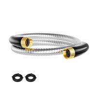 SPECILITE 1/2"x 5FT 304 Stainless Steel Short Leader Garden Hose for Reel