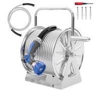 SPECILITE 304 Stainless Steel Garden Hose Reel with 30m Hose Pipe