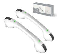 SPECILITE 44cm Bathroom Suction Grab Rail with Visual Indicator, Maximum Load 120kg, Safety Shower Handle Ideal for the Elderly, Children, Pregnant, Disabled or People with Limited Mobility, 2-Pack