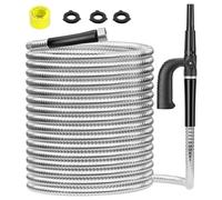 SPECILITE 50ft 304 Stainless Steel Metal Garden Hose with Independent Grip