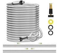 SPECILITE Expandable Garden Hose 100ft, Metal Hose Pipe with Nozzle
