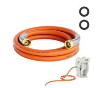 SPECILITE Garden Water Hose 10 ft x 3/4 in with Female to Female Connector, Small Leader Hose for Hose Reel, Heavy Duty, Flexible & Lightweight, Water Pipe, Outdoor Water Hose Extension Adapter