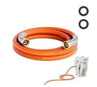 SPECILITE Garden Water Hose 10 ft x 5/8 in with Female to Female Connector, Small Leader Hose for Hose Reel, Heavy Duty, Flexible & Lightweight, Water Pipe, Outdoor Water Hose Extension Adapter