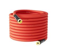 SPECILITE Hot/Cold Water Hose 5/8" x 100 ft,Heavy Duty Garden Hose -50℉-190℉,Flexible & Lightweight Rubber Hoses With 3/4" Brass Fittings for Yard,Outdoor,Farm
