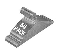 SPECILITE Wire Hangers 50 Pack, Metal Clothes Hanger Bulk 42.5cm -Silver