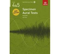 (Specimen Aural Tests, Grades 4 & 5, with 2 CDs: from 2011) By Techniques Of Music / Music Tutorials (Author) Paperback on (Jul , 2010)