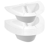 Specimen Collector Pan Graduated Urine Hats for Toilets Fits Over Toilets and Commodes 6 Pack 32oz/1000cc Vomit Stool Sample Collection Kit Reusable
