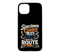 Specimen Cooler Made The Route On Time Medical Courier Case for iPhone 15 Plus