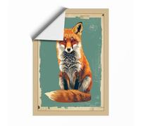 Specimen Fox Vintage Unframed Wall Art Print A3 (42×29.7cm), Wall Decor for Living Room, Bedroom, Office & Home, Art Gift